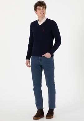 Erkek Lacivert Basic Kazak - 50288879008
