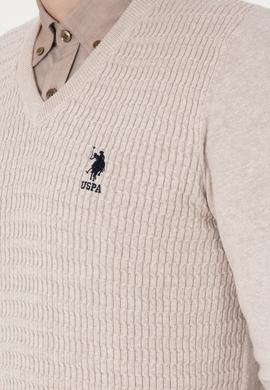 Erkek Taş Melanj Basic Kazak - 50288879037