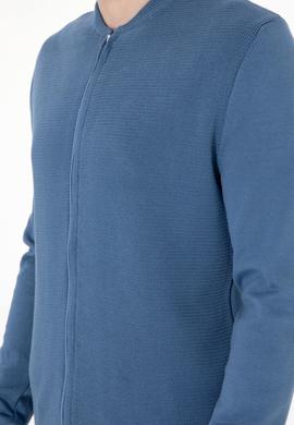 Erkek Saks Basic Triko Hırka - 50288870012