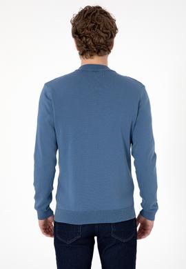 Erkek Saks Basic Triko Hırka - 50288870012