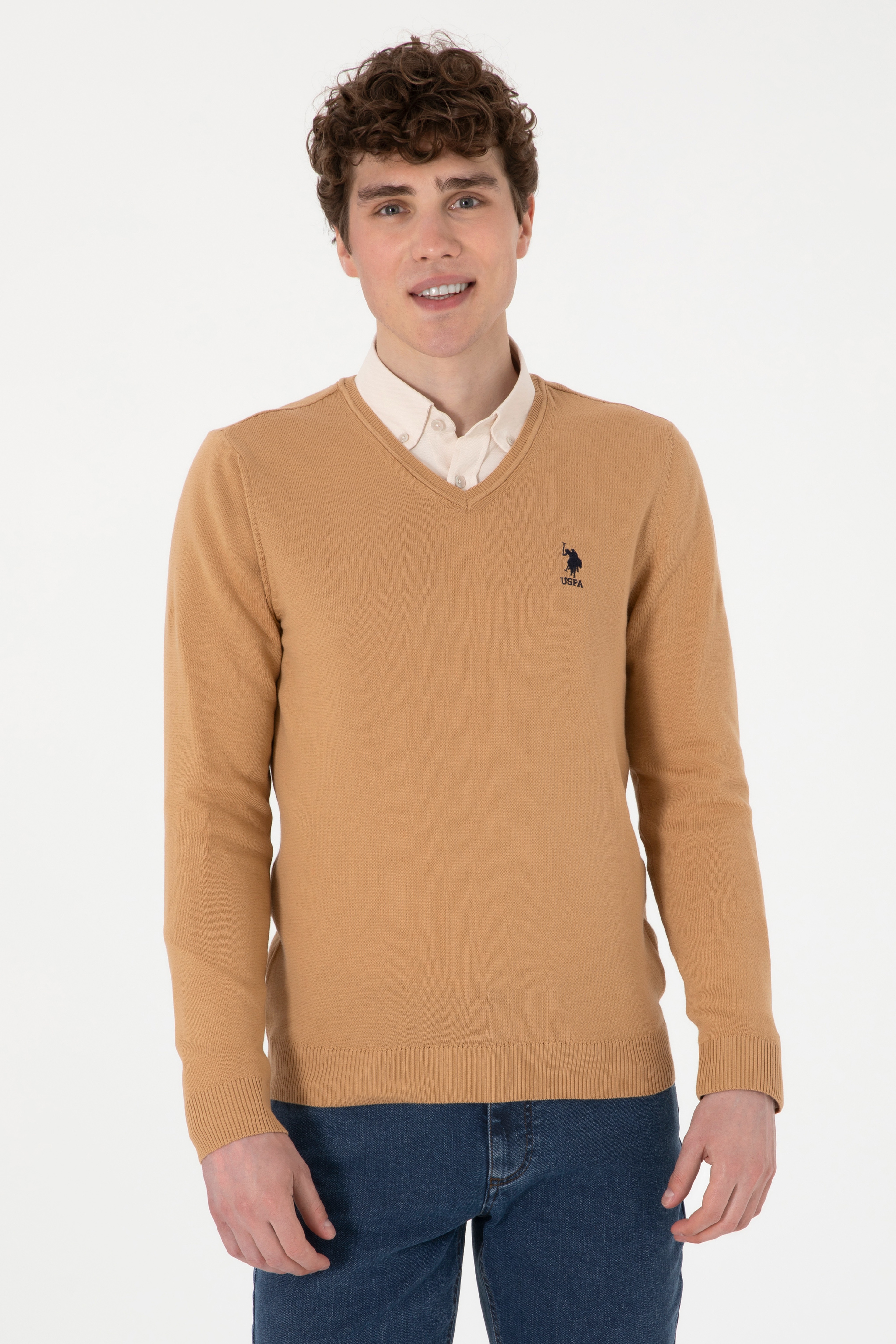 Erkek Camel Basic Kazak - Image 1