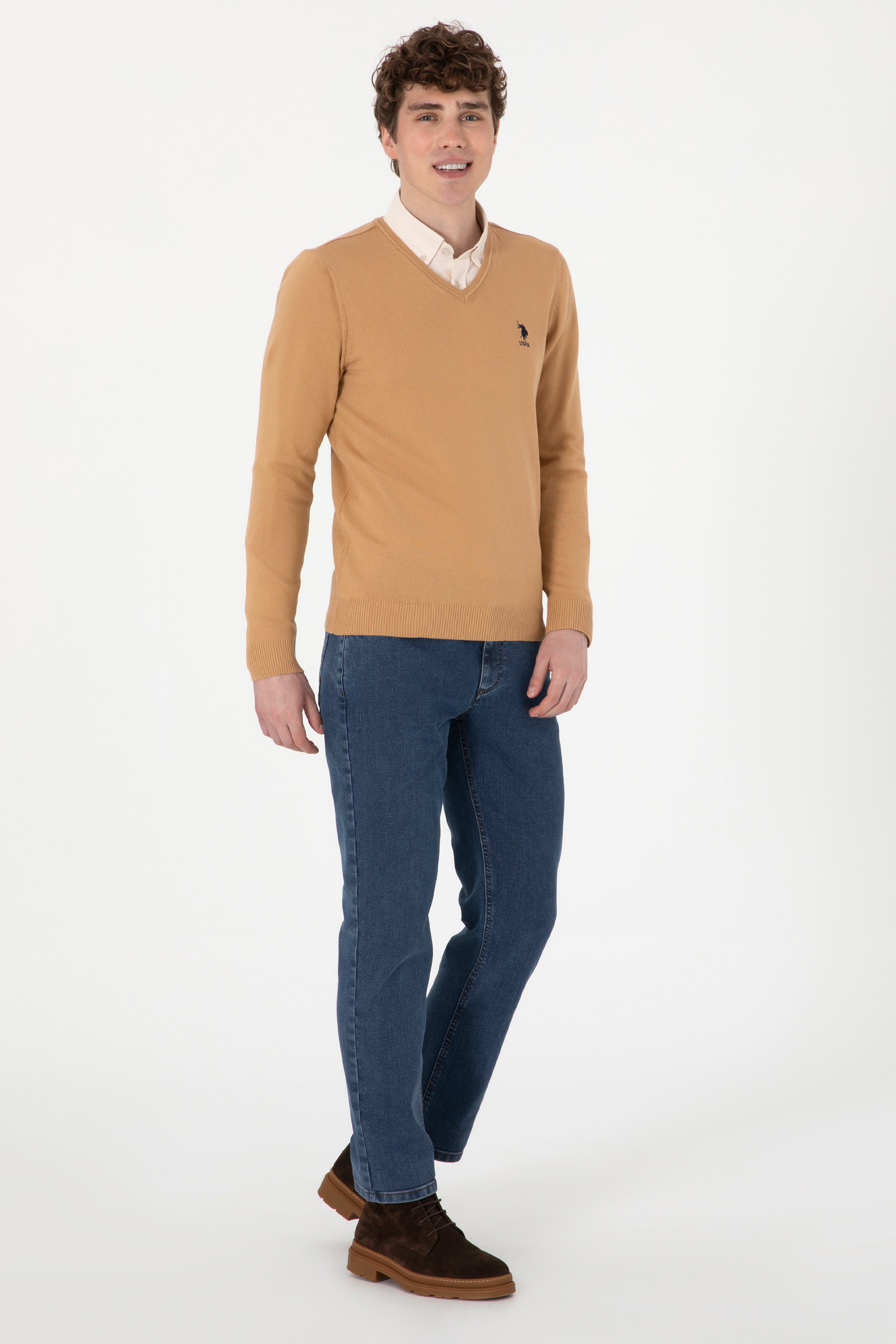 Erkek Camel Basic Kazak - Image 4
