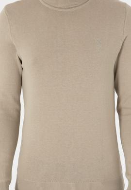 Erkek Haki Melanj Basic Kazak - 50288884027