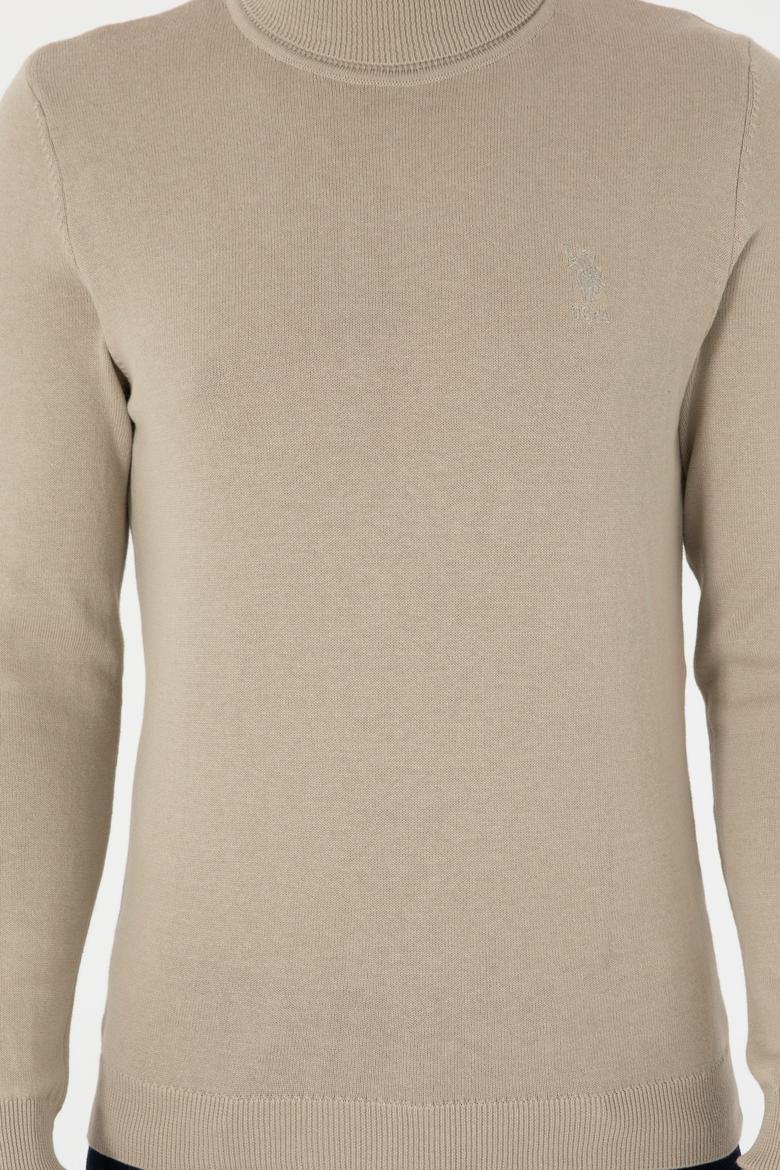 Erkek Haki Melanj Basic Kazak - 50288884027