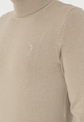 Erkek Haki Melanj Basic Kazak - 50288884027