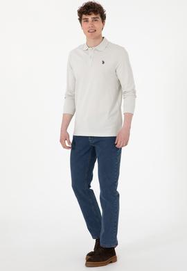 Erkek Açık Gri Basic Sweatshirt - 50289051237