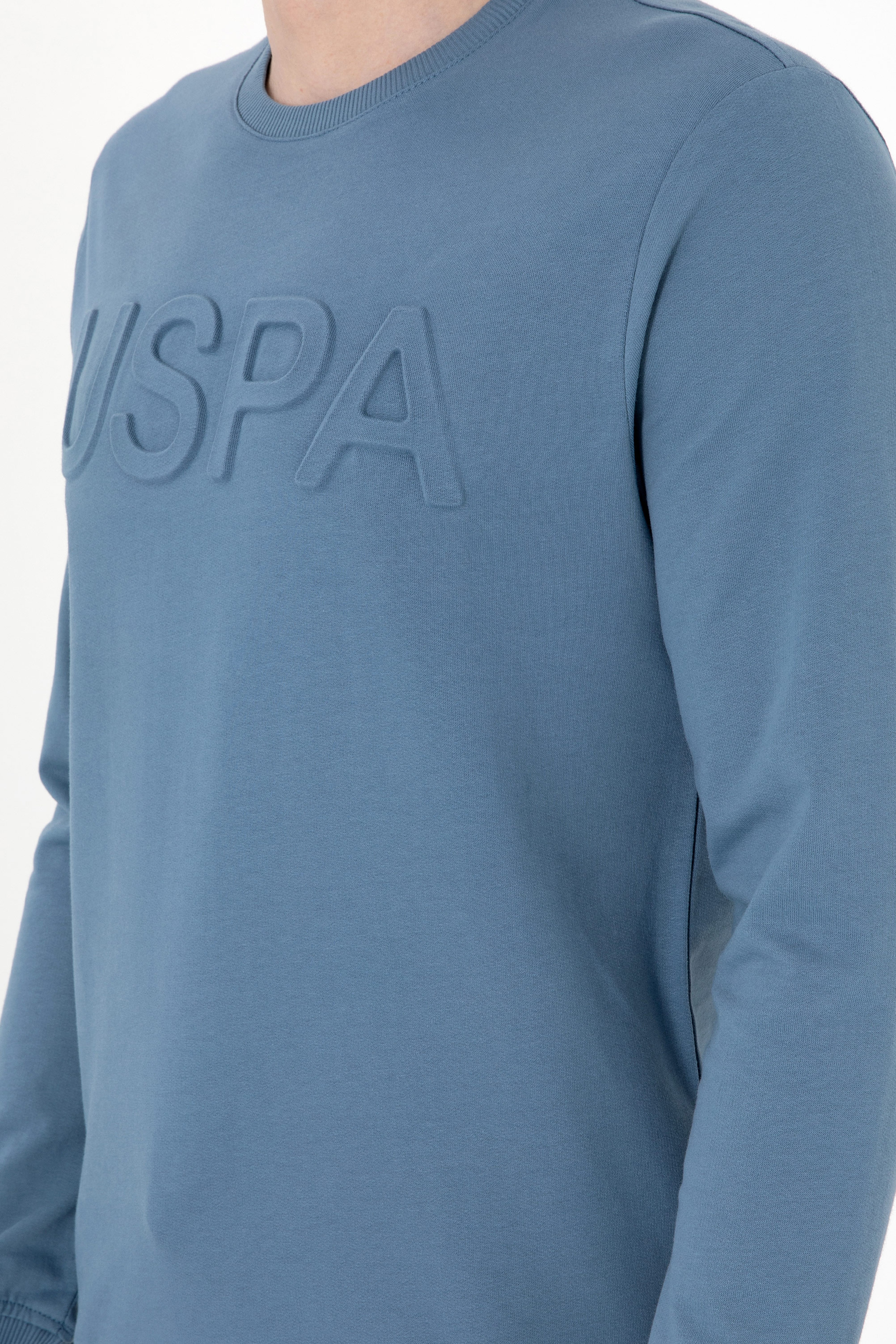 Erkek Saks Basic Sweatshirt - Image 7