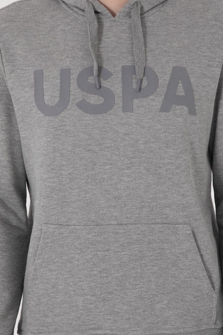 Erkek Gri Melanj Basic Sweatshirt - 50289056016