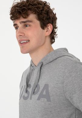 Erkek Gri Melanj Basic Sweatshirt - 50289056016