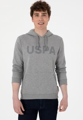 Erkek Gri Melanj Basic Sweatshirt - 50289056016