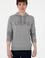 Erkek Gri Melanj Basic Sweatshirt