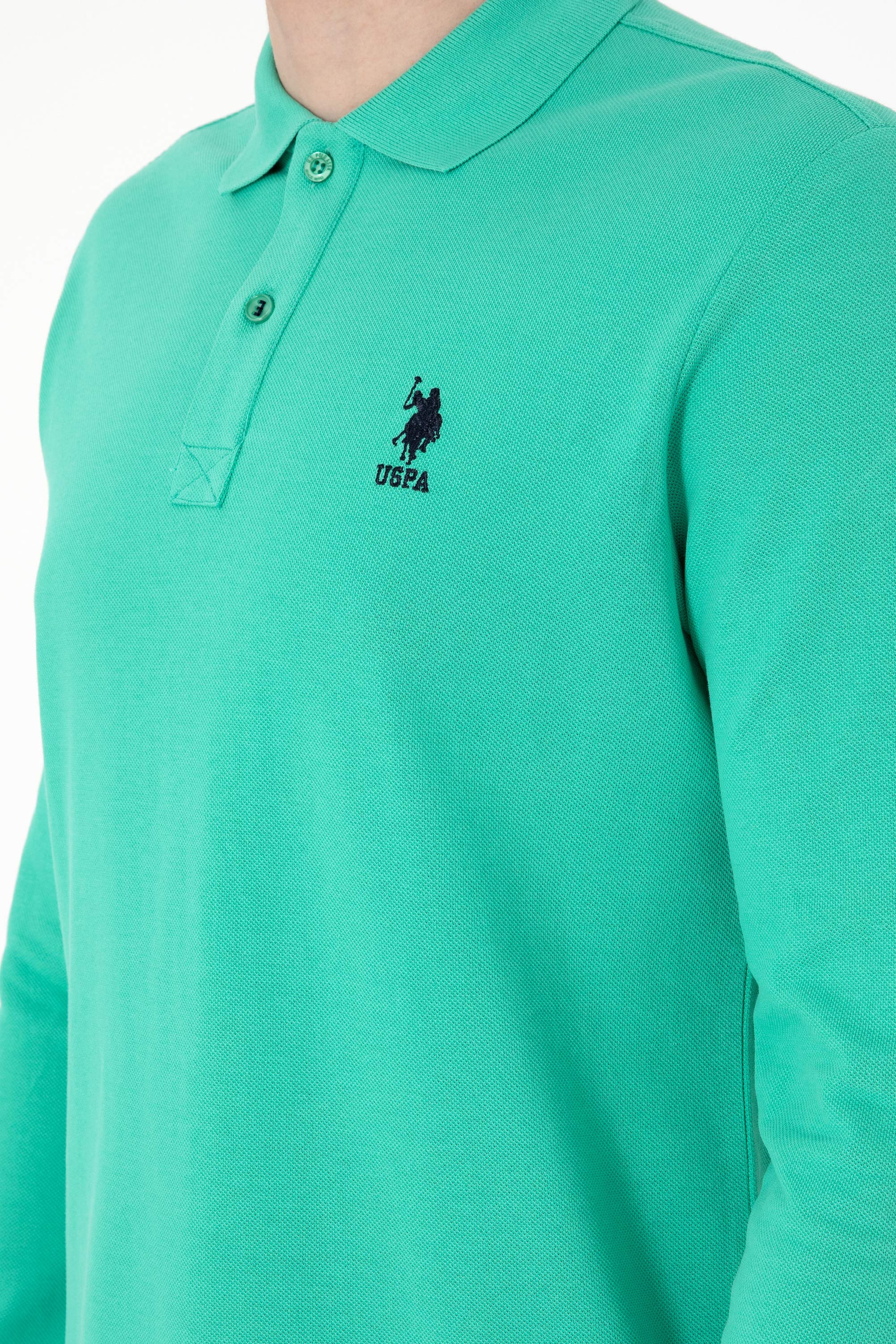 Erkek Mint Basic Sweatshirt - Image 7