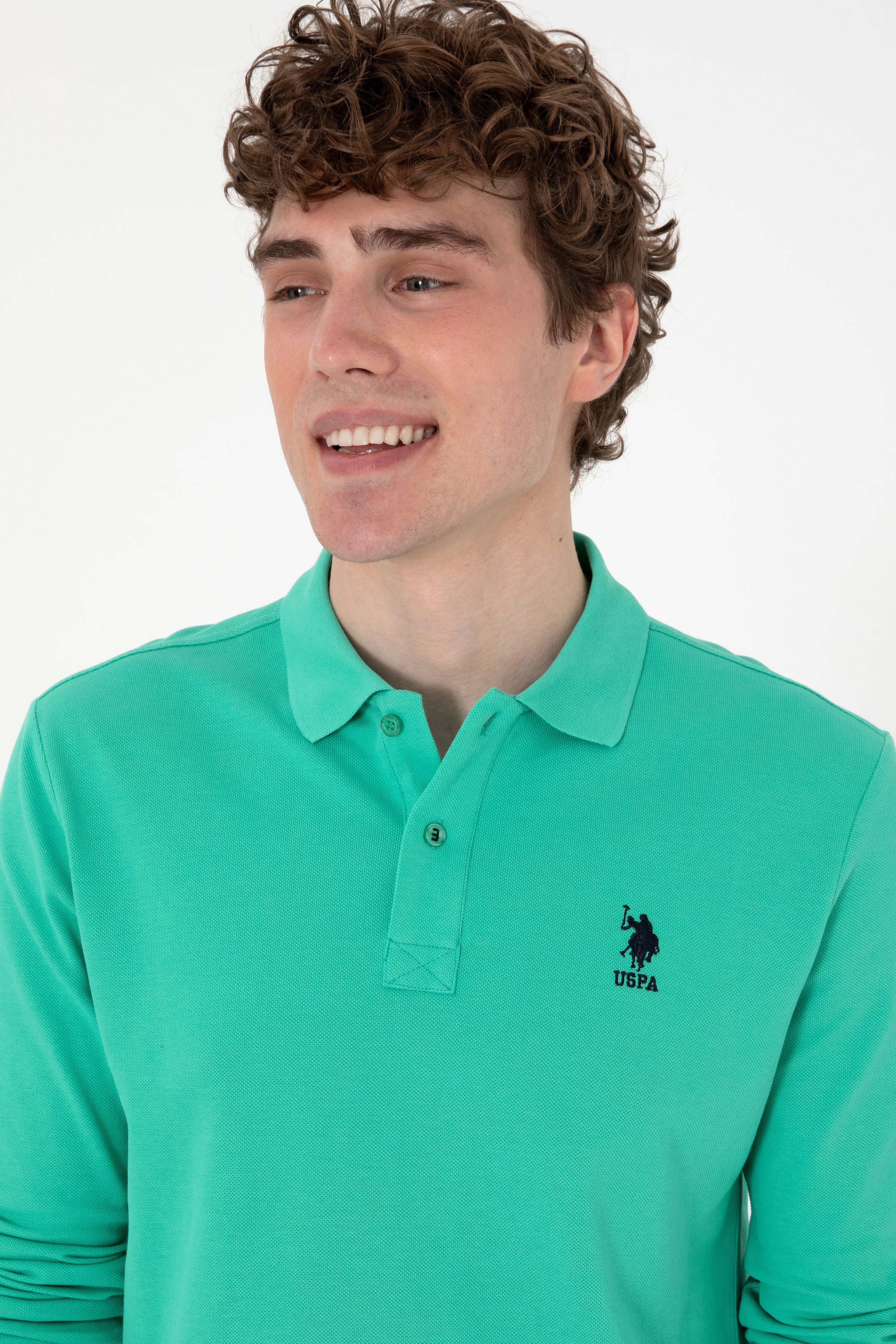 Erkek Mint Basic Sweatshirt - Image 2