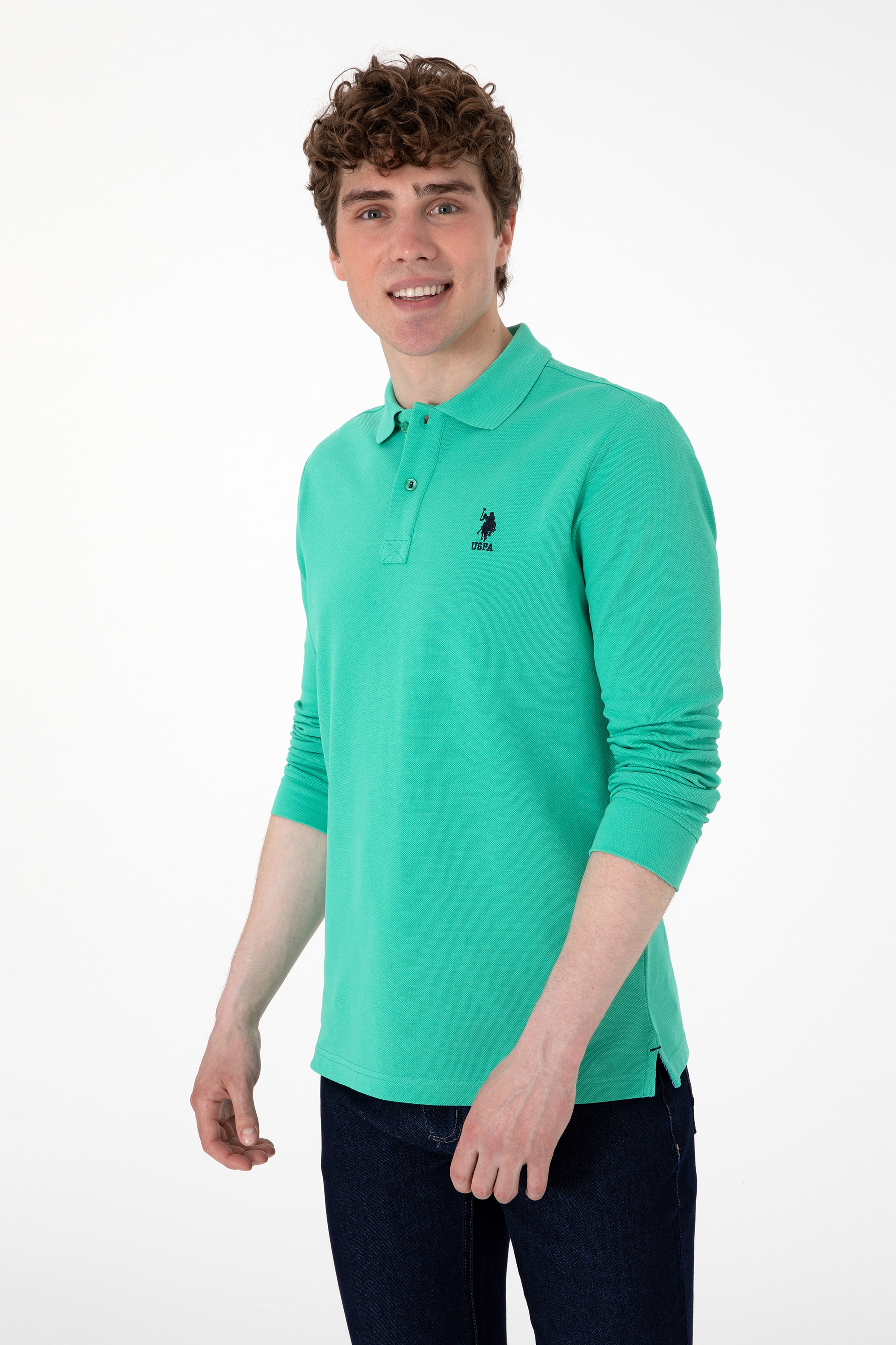 Erkek Mint Basic Sweatshirt