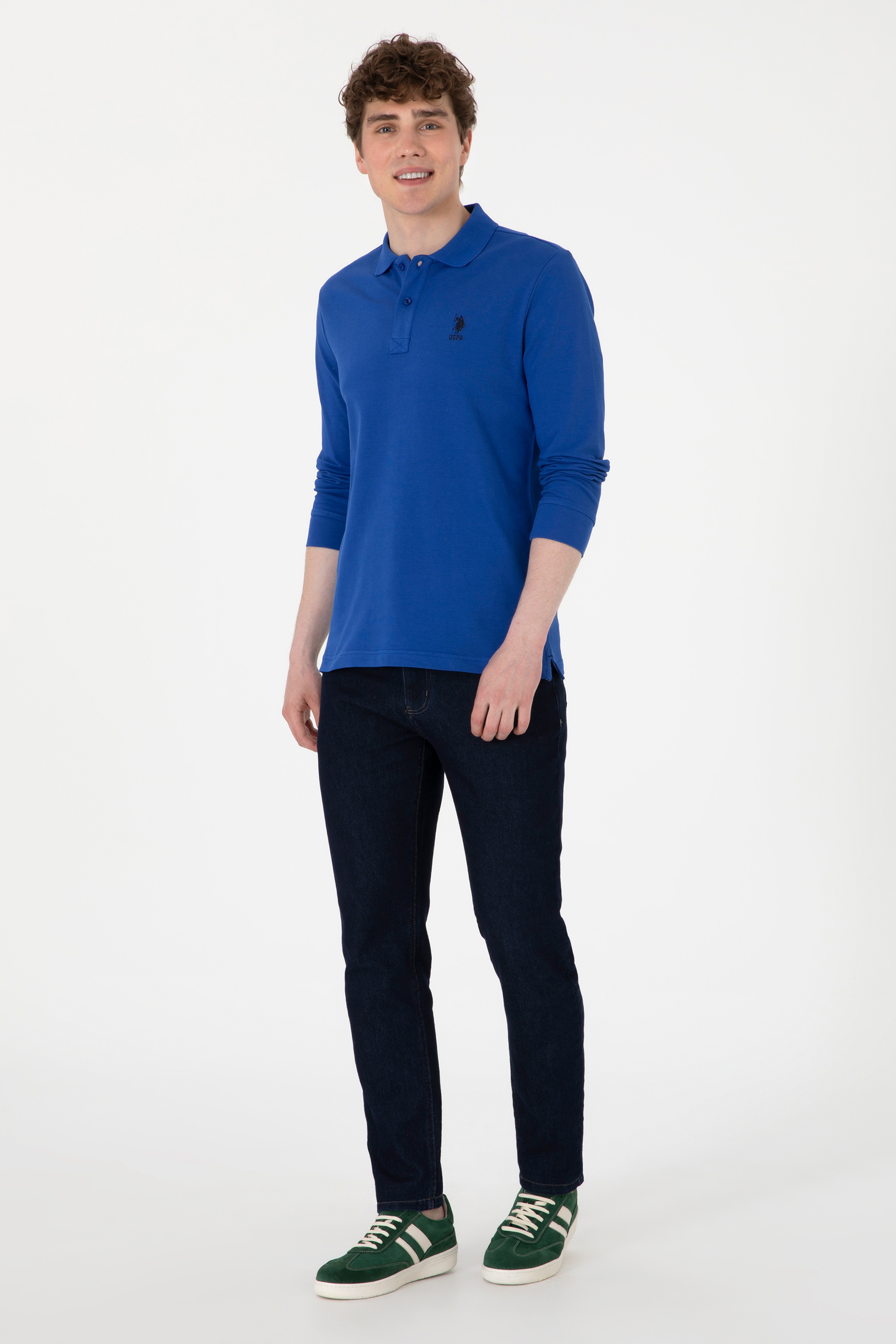 Erkek Saks Basic Sweatshirt