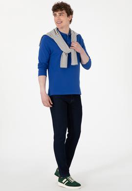 Erkek Saks Basic Sweatshirt - 50289062126