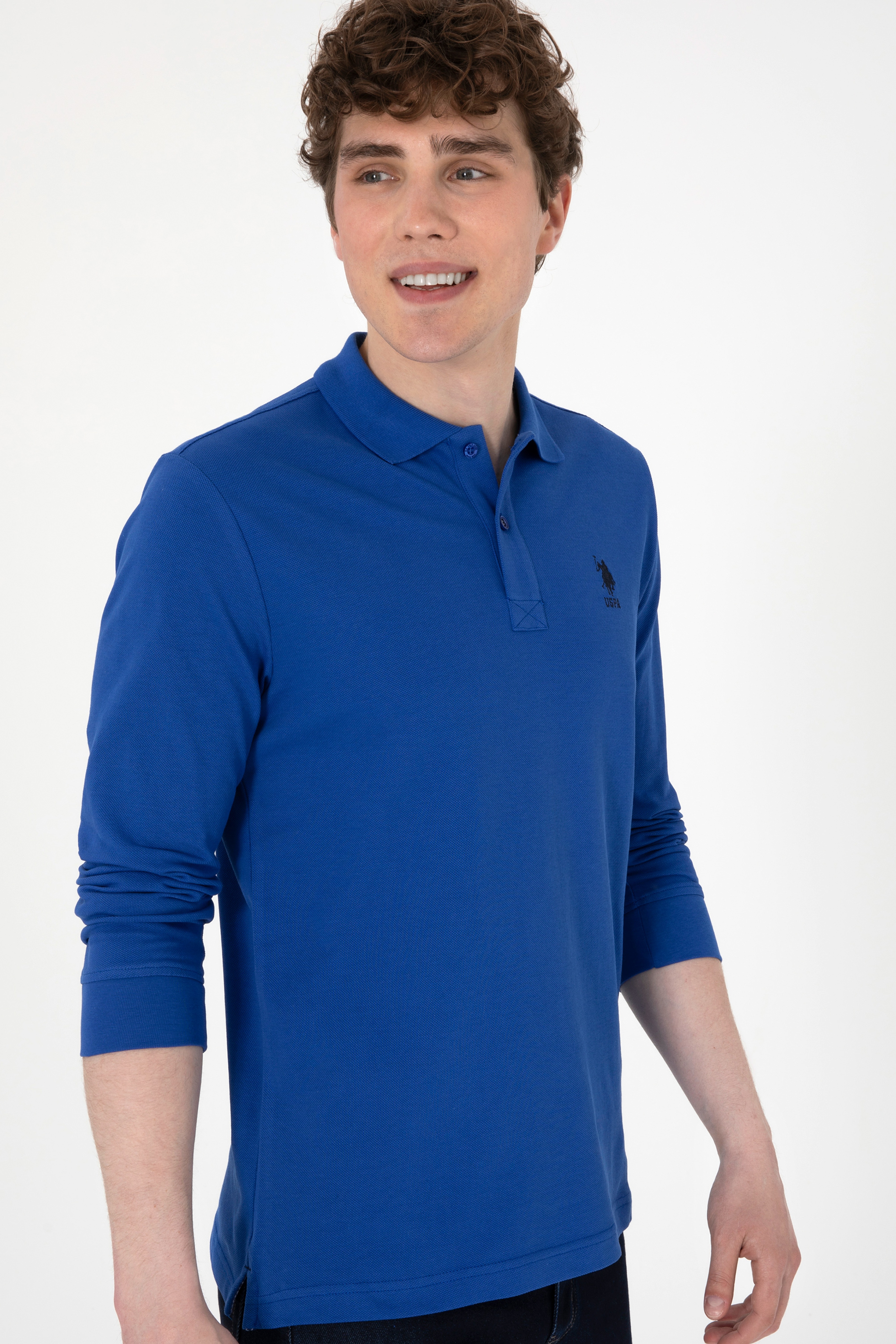 Erkek Saks Basic Sweatshirt - Image 3