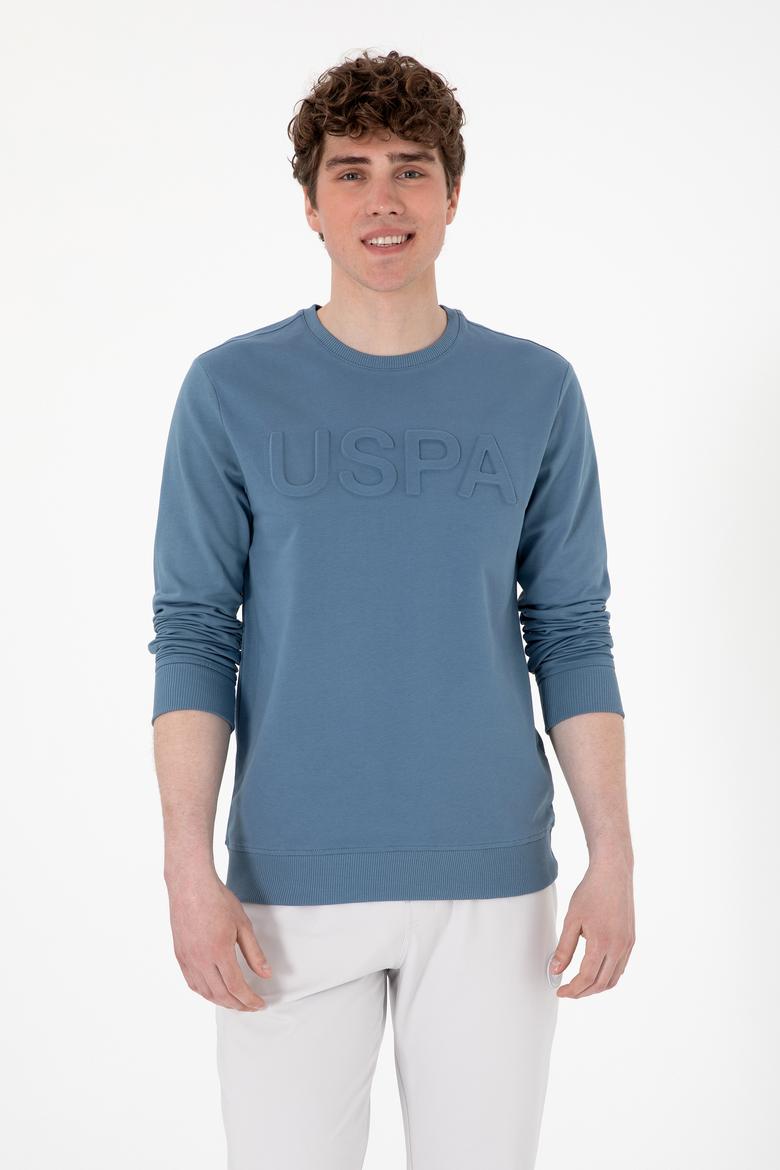 Erkek Saks Basic Sweatshirt