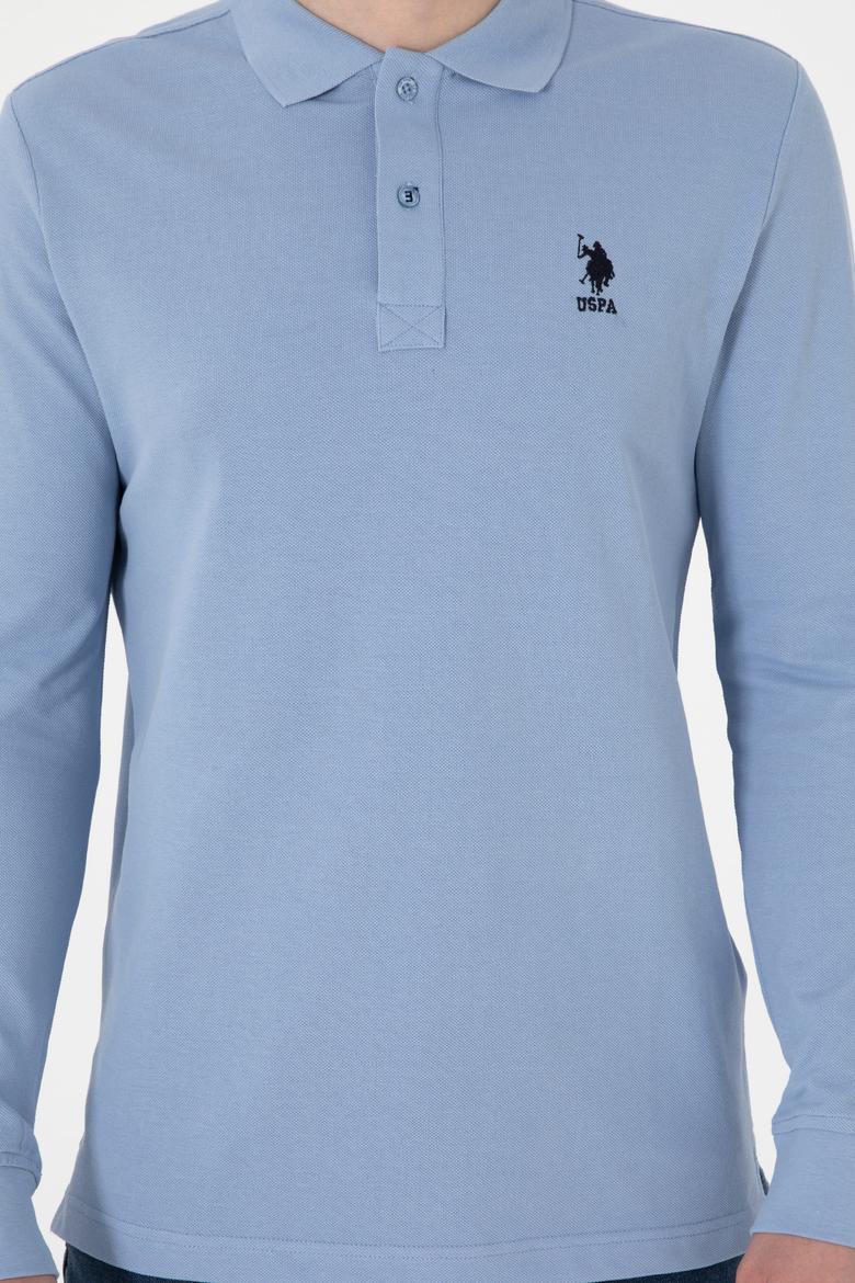 Erkek Açık Mavi Basic Sweatshirt - 50289062261