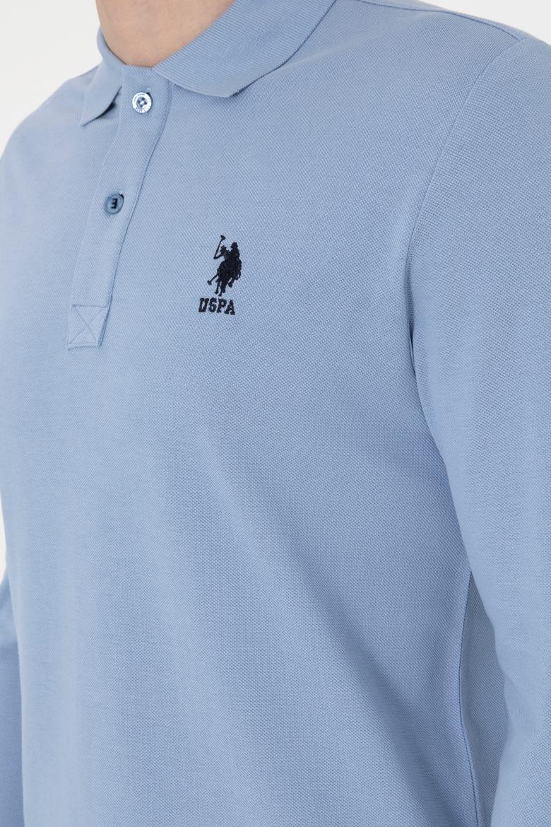 Erkek Açık Mavi Basic Sweatshirt - 50289062261