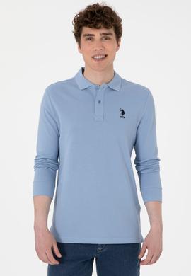 Erkek Açık Mavi Basic Sweatshirt - 50289062261