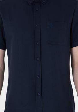 Erkek Lacivert Kısa Kollu Gömlek - 50297909045