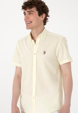 Erkek Limon Kısa Kollu Gömlek - 50298007094