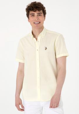 Erkek Limon Kısa Kollu Gömlek - 50298007094