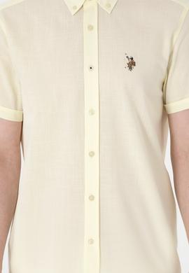 Erkek Limon Kısa Kollu Gömlek - 50298007094