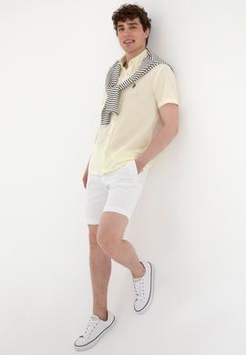 Erkek Limon Kısa Kollu Gömlek - 50298007094