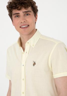 Erkek Limon Kısa Kollu Gömlek - 50298007094