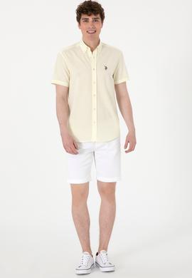 Erkek Limon Kısa Kollu Gömlek - 50298007094
