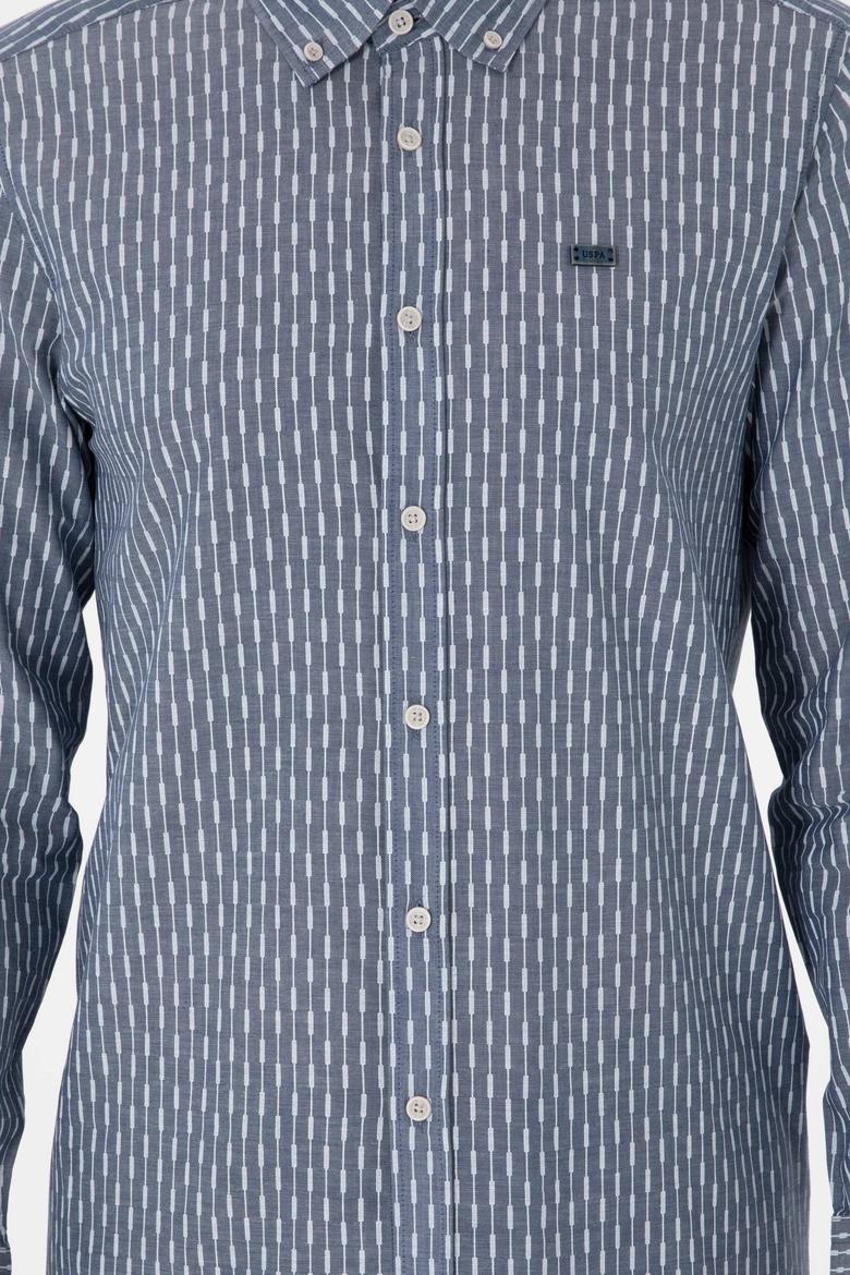 Erkek Açık Lacivert Uzun Kollu Gömlek - 50300454007