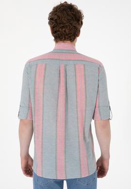 Erkek Vişne Uzun Kollu Gömlek - 50299576017