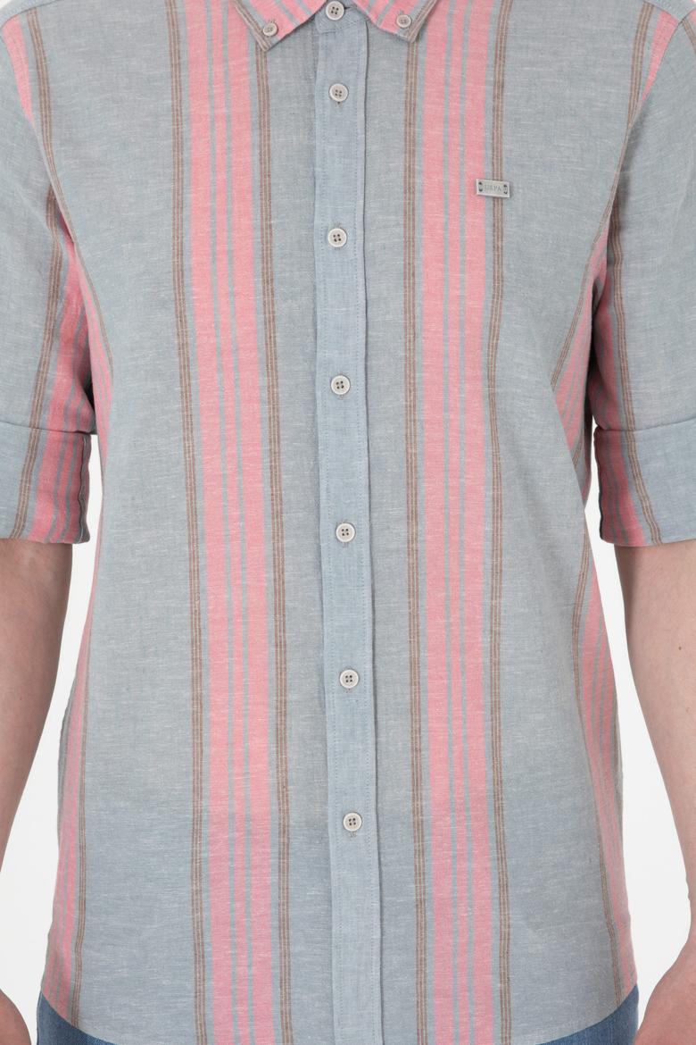 Erkek Vişne Uzun Kollu Gömlek - 50299576017