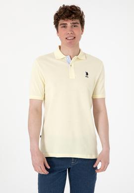 Erkek Regular Fit Polo Yaka Limon Basic Tişört - 50298031321
