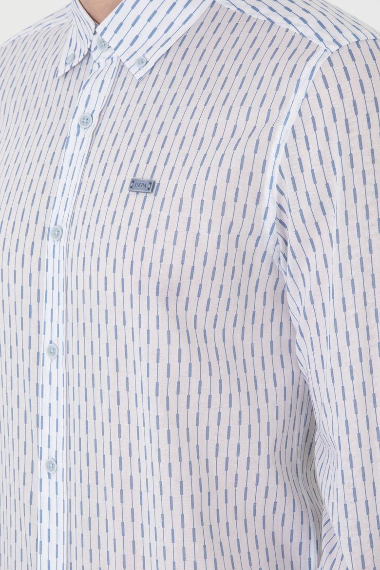 Erkek Mavi Uzun Kollu Gömlek - 50300454018