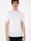 Erkek Regular Fit Bisiklet Yaka Beyaz Basic Tişört