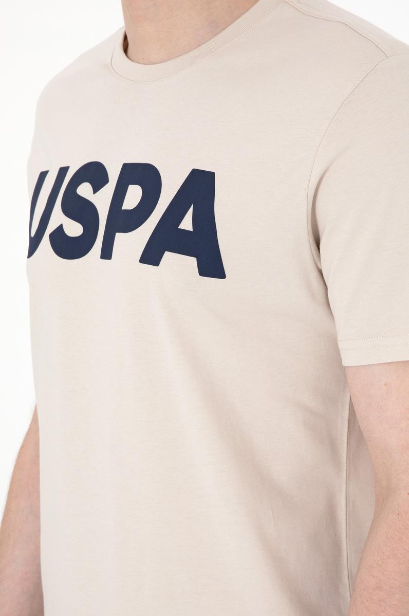 Erkek Regular Fit Bisiklet Yaka Taş Basic Tişört