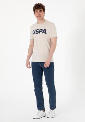 Erkek Regular Fit Bisiklet Yaka Taş Basic Tişört - 50297988143