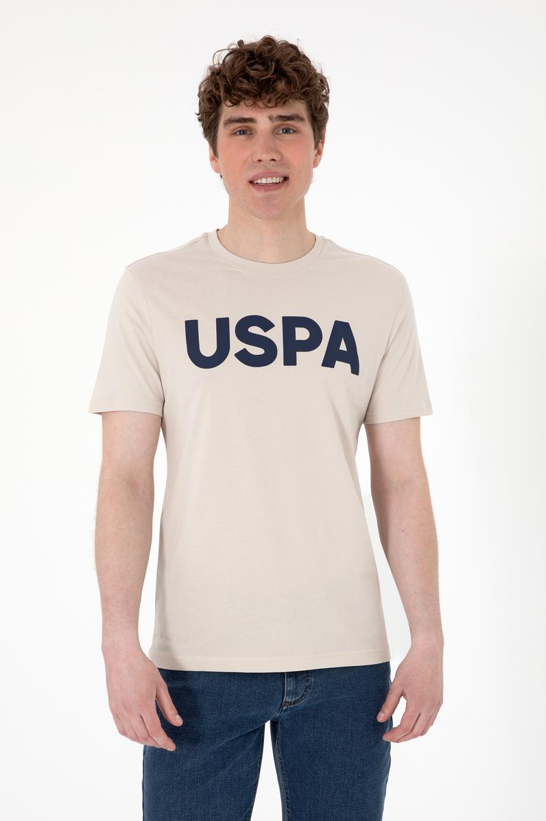 Erkek Regular Fit Bisiklet Yaka Taş Basic Tişört