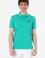 Erkek Slim Fit Polo Yaka Mint Basic Tişört