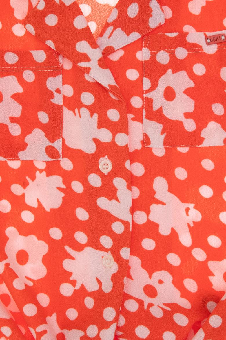 Kız Çocuk Nar Çiçeği Örme Gömlek - 50283391001