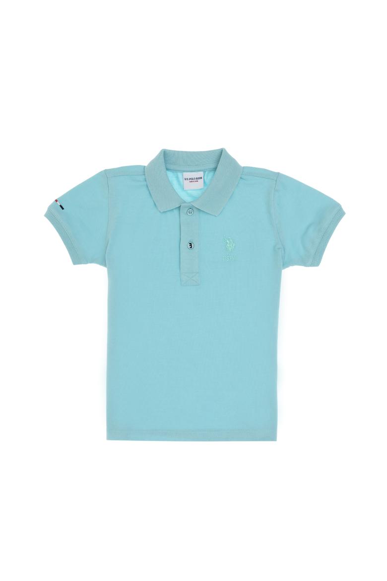 Erkek Çocuk Su Yeşili Basic Tişört - 50279572210