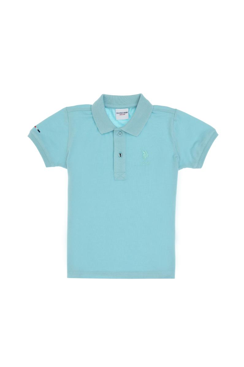 Erkek Çocuk Su Yeşili Basic Tişört