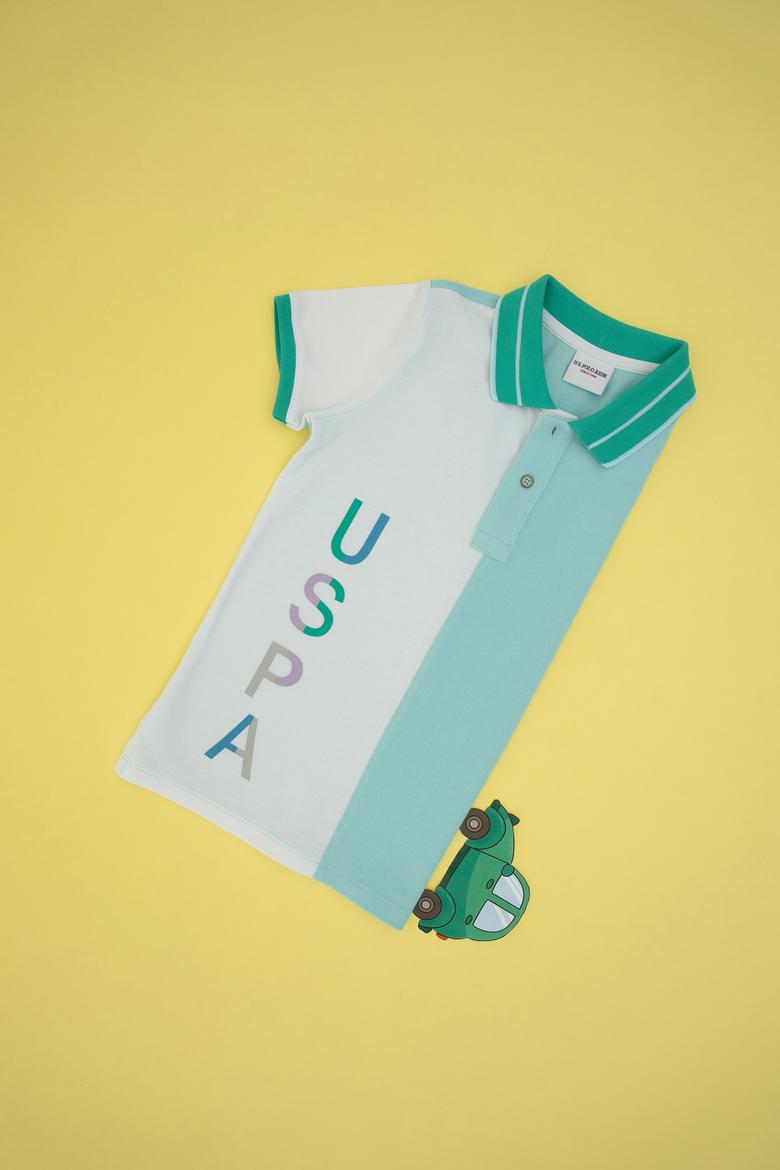 Erkek Çocuk Aqua Polo Yaka Tişört