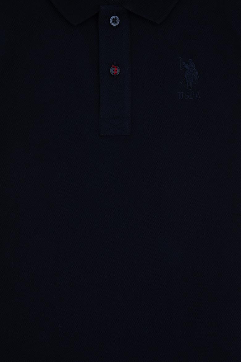 Erkek Çocuk Lacivert Basic Polo Yaka Tişört - 50298049097