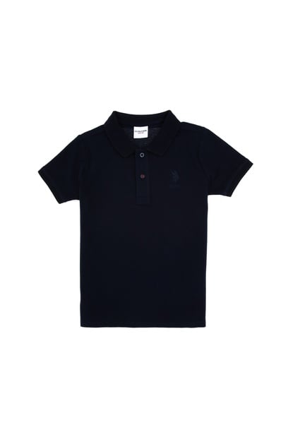 Erkek Çocuk Lacivert Basic Polo Yaka Tişört