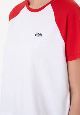 Kadın Kırmızı Bisiklet Yaka Tişört - 50305771004