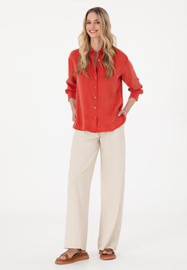 Kadın Pudra Uzun Kollu Gömlek - 50293971003